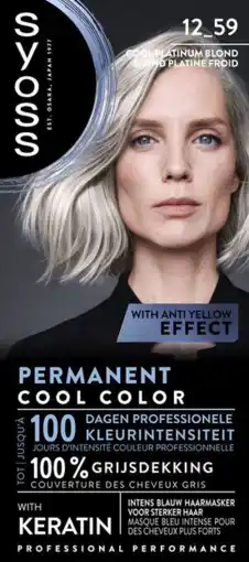 De Online Drogist Syoss Cool Platina Blond 12-59 1ST aanbieding