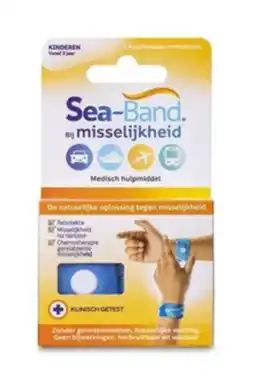 De Online Drogist Sea Band Polsbandjes Bij Misselijkheid Kinderen Blauw 2ST aanbieding