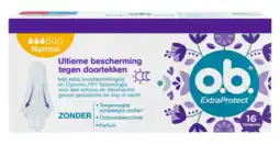 De Online Drogist OB ExtraProtect Tampons Normal 16ST aanbieding
