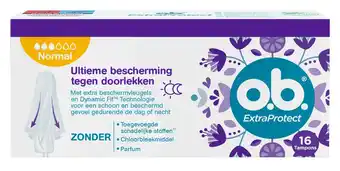 De Online Drogist OB ExtraProtect Tampons Normal 16ST aanbieding