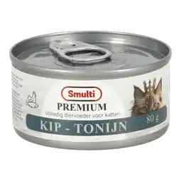 Van Cranenbroek Natvoer kat slices kip-tonijn 80g aanbieding
