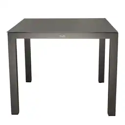 Van Cranenbroek Tafel Maseria 90x90 cm Antraciet Bois le Duc aanbieding