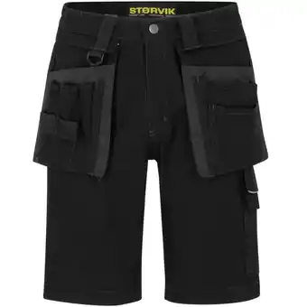 Welkoop Størvik Thijs - Korte Werkbroek - Zwart aanbieding