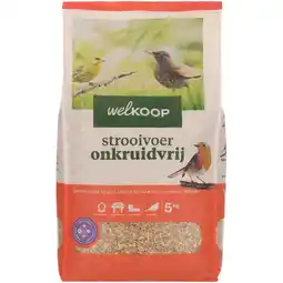 Welkoop Welkoop - Strooivoer met Fruit - Onkruidvrij - Tuinvogelvoer - 5 kg aanbieding