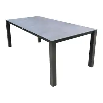 Van Cranenbroek Tafel Ferovia 200x100 cm Antraciet Bois le Duc aanbieding