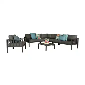Van Cranenbroek Tafel Trento 72x72 cm Antraciet Bois le Duc aanbieding