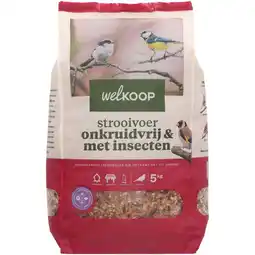 Welkoop Welkoop - Strooivoer met Insecten - Onkruidvrij - Tuinvogelvoer - Insecten - 5 kg aanbieding