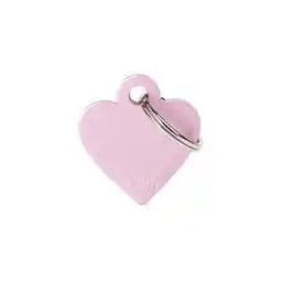 Welkoop My Family Hart - Hondenpenning - Roze - S - 25x28 mm aanbieding