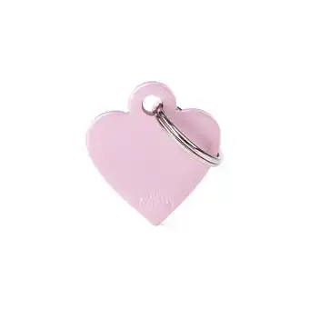 Welkoop My Family Hart - Hondenpenning - Roze - S - 25x28 mm aanbieding