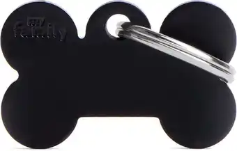 Welkoop My Family Bot - Hondenpenning - Zwart - S - 30x19 mm aanbieding