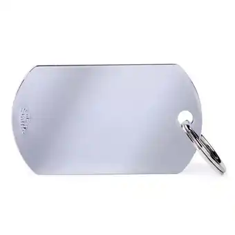 Welkoop My Family Military - Hondenpenning - Chroom - L - 51x28 mm aanbieding