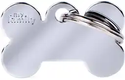 Welkoop My Family Bot - Hondenpenning - Chroom - S - 29x20 mm aanbieding