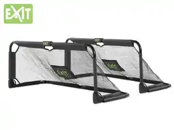 Welkoop EXIT Panna Opvouwbaar - voetbalgoal - Zwart aanbieding