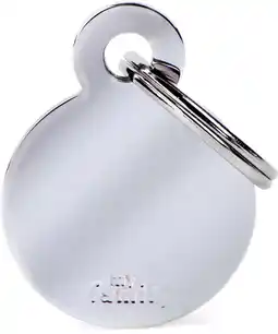 Welkoop My Family Rond - Hondenpenning - Chroom - S - 21x28 mm aanbieding