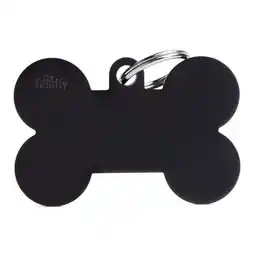 Welkoop My Family B - Hondenpenning - Zwart - XL - 48x31 mm aanbieding