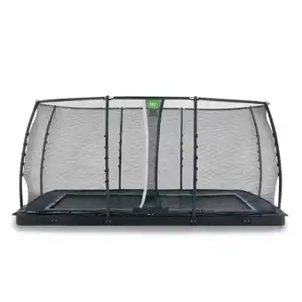 Welkoop Exit Dynamic - Groundlevel trampoline - 275 x 458 cm x 183 cm - Zwart - Rechthoekig aanbieding