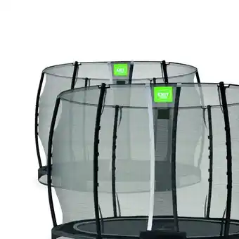Welkoop Exit Allure Classic - Inground trampoline - ø 305 cm x 2 cm - Zwart - Rond aanbieding