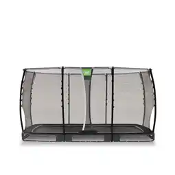Welkoop Exit Allure Classic - Inground trampoline - 214 x 366 cm x 2 cm - Zwart - Rechthoekig aanbieding