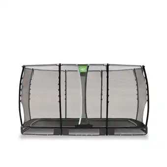 Welkoop Exit Allure Classic - Inground trampoline - 214 x 366 cm x 2 cm - Zwart - Rechthoekig aanbieding