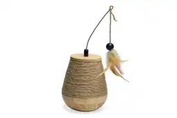 Welkoop Designed by Lotte Mae - Kattenspeeltje - Beige - 15x15x18 cm aanbieding