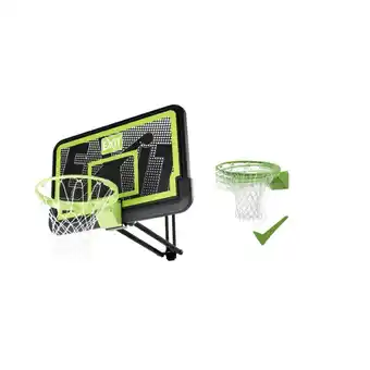 Welkoop Exit Galaxy Muurmontage met dunkring - Basketbalbord - Zwart aanbieding