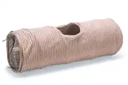 Welkoop Designed by Lotte Rib - Kattentunnel - Roze - 75x25x25 cm aanbieding