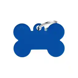 Welkoop My Family Bot - Hondenpenning - Blauw - L - 38x25 mm aanbieding