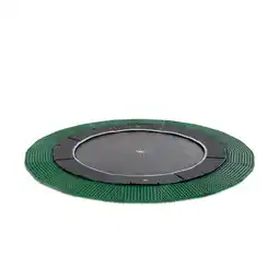 Welkoop Exit Dynamic - Groundlevel trampoline - ø 366 cm x 3 cm - Zwart - Rond aanbieding