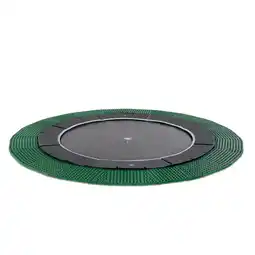 Welkoop Exit Dynamic - Groundlevel trampoline - ø 427 cm x 3 cm - Zwart - Rond aanbieding