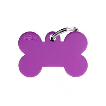 Welkoop My Family Bot - Hondenpenning - Paars - L - 38x25 mm aanbieding