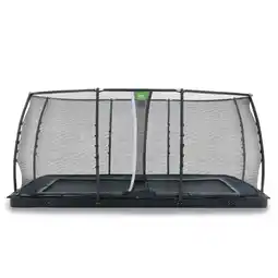 Welkoop Exit Dynamic - Groundlevel trampoline - 305 x 519 cm x 183 cm - Zwart - Rechthoekig aanbieding