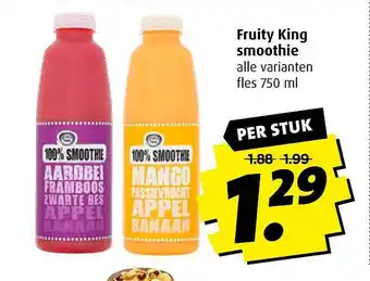 Boni Fruity King Smoothie aanbieding