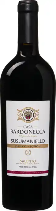 Wijnvoordeel Casa Bardonecca Oak Collection Susumaniello aanbieding