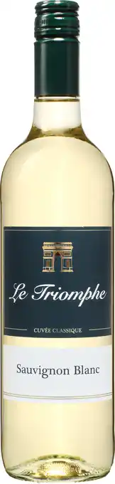 Wijnvoordeel Le Triomphe Sauvignon Blanc aanbieding