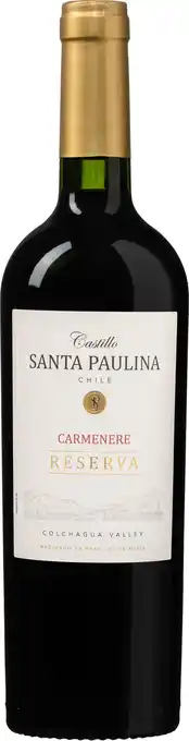Wijnvoordeel Castillo Santa Paulina Carmenère Reserva aanbieding