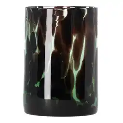 Van Cranenbroek Vaas glas groen 10x15cm nc aanbieding