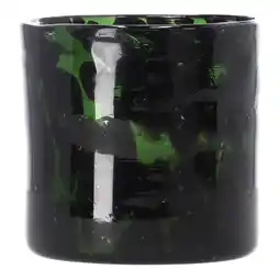 Van Cranenbroek Vaas glas groen 10x10cm nc aanbieding