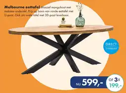 Woonsquare Melbourne eettafel aanbieding