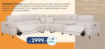 Woonsquare Hoekbank vicenza aanbieding