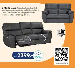 Woonsquare 3+2 zits nova aanbieding