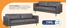 Woonsquare 3+2 zits buffalo aanbieding