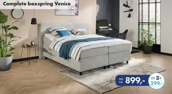 Woonsquare Complete boxspring venice aanbieding