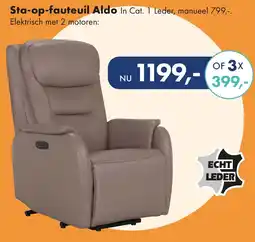 Woonsquare Sta op fauteuil aldo aanbieding