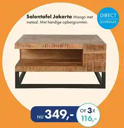 Woonsquare Salontafel jakarta aanbieding