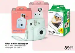 Xenos Instax mini en fotopapier aanbieding