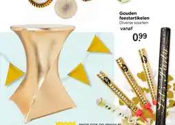 Xenos Gouden feestartikelen aanbieding