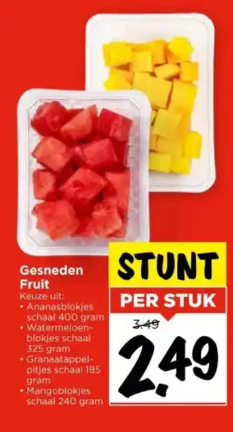 Vomar Voordeelmarkt Gesneden fruit aanbieding
