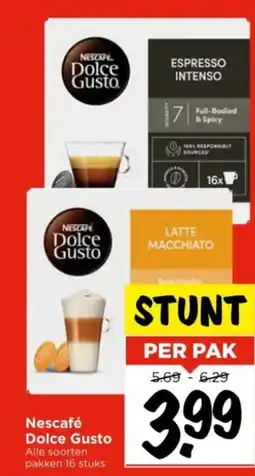 Vomar Voordeelmarkt Nescafé dolce gusto aanbieding