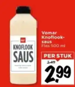 Vomar Voordeelmarkt Vomar knoflook saus aanbieding