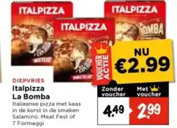 Vomar Voordeelmarkt Italpizza la bomba aanbieding